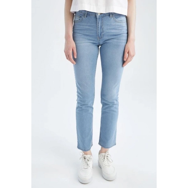 Defacto Fit Normal Bel Boru Paça Jean Pantolon