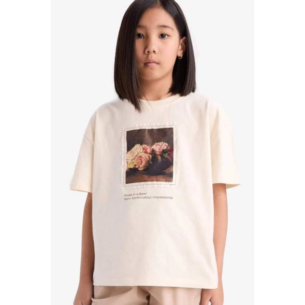 Defacto Kız Çocuk T-Shirt