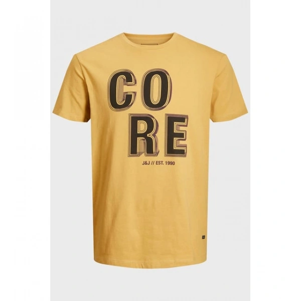 Jack & Jones Erkek % 100 Pamuk T Shirt