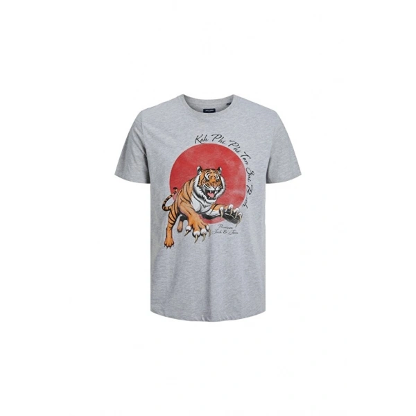 Jack & Jones Erkek Baskılı Tişört