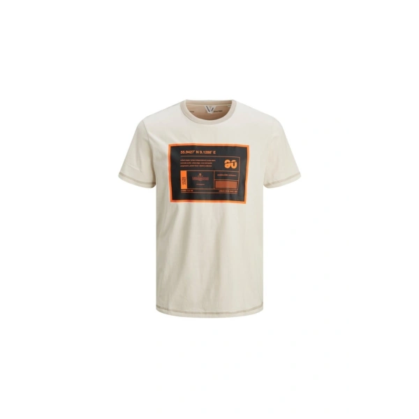 Jack & Jones Erkek Baskılı Tişört