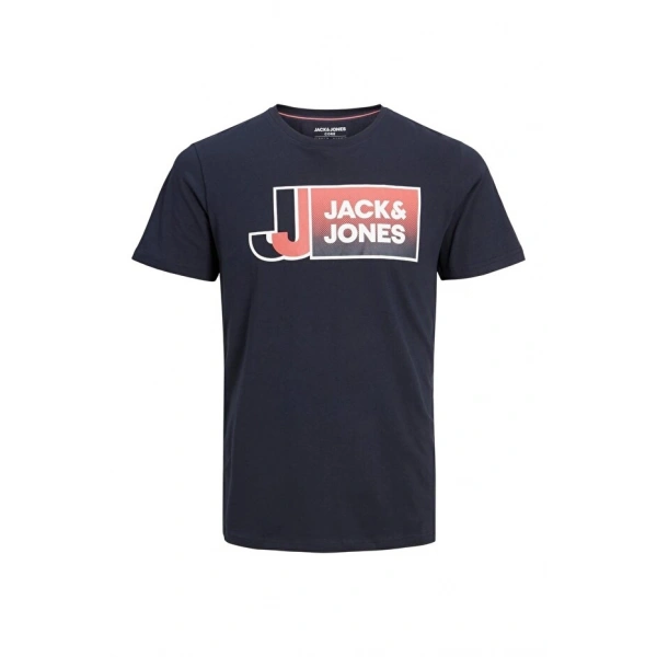 Jack & Jones Erkek Logo Baskılı Tişört