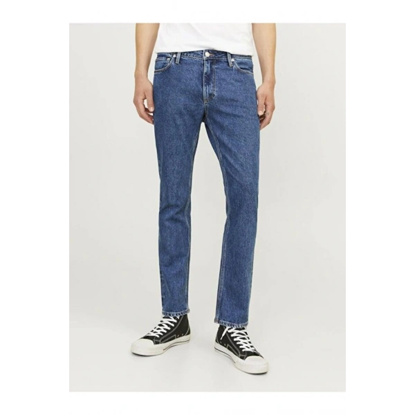 Jack & Jones Erkek Mavi Jean Pantolon