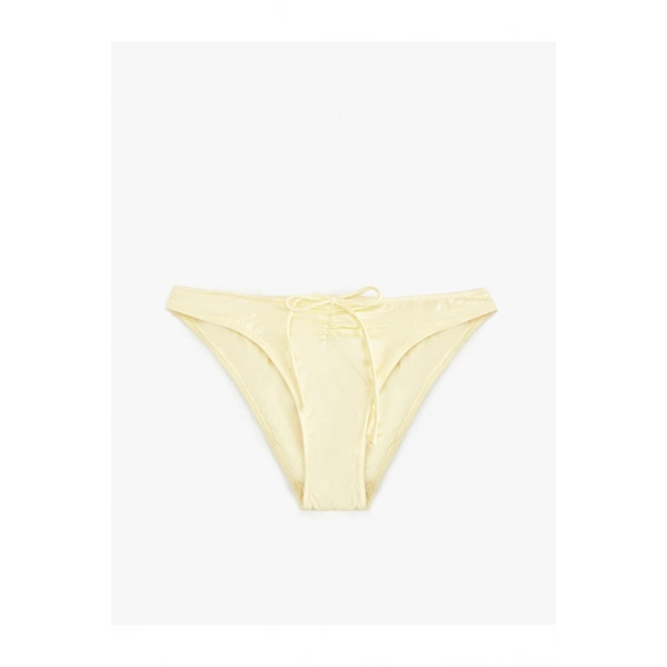Koton Drape Detaylı Fiyonklu Parlak Bikini Altı