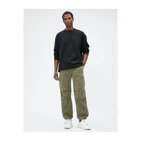 KOTON Erkek Sweat Siyah