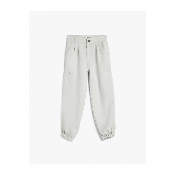 Koton Jogger Pantolon Kargo Cepli Düğme Detaylı