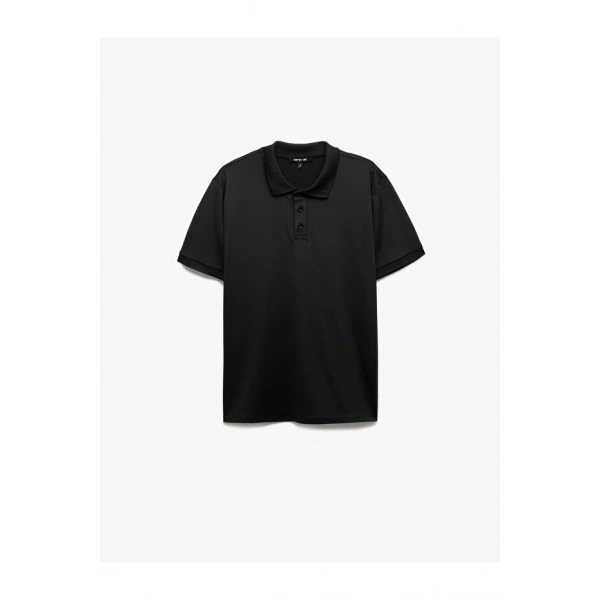 Koton Kısa Kollu Regular Fit Basic Polo Yaka Spor Tişört