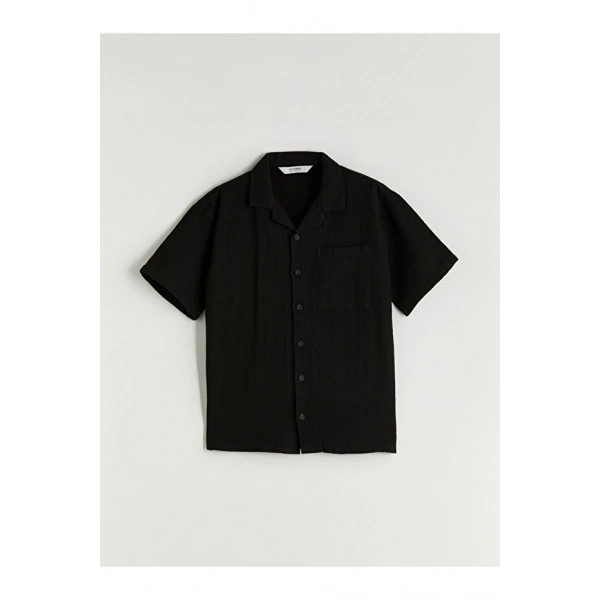 LC Waikiki Basic Kısa Kollu Erkek Çocuk Gömlek