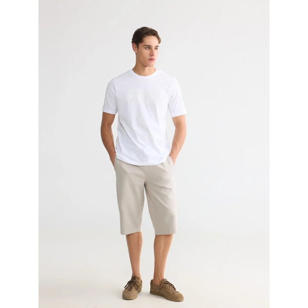 LC Waikiki Erkek Classic Bej Regular Fit Şort