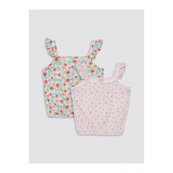 LC Waikiki Kız Çocuk Crop Bluz 2li