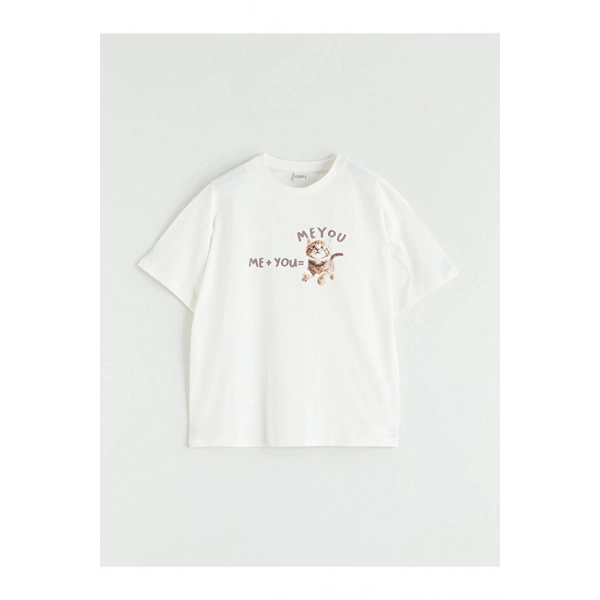 LC Waikiki Kız Çocuk Kids Baskılı Tişört
