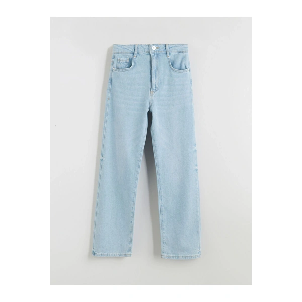 LC Waikiki Mavi Basic Kız Çocuk Jean Pantolon