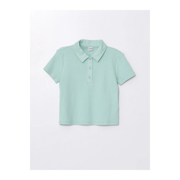 LC Waikiki Polo Yaka Kısa Kollu Kız Çocuk Tişört