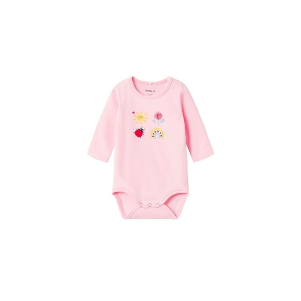 NAME IT Kız Bebek Uğur Böceği Desenli Body