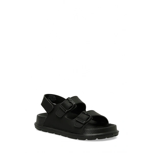 Polaris Siyah Erkek Çocuk Sandalet