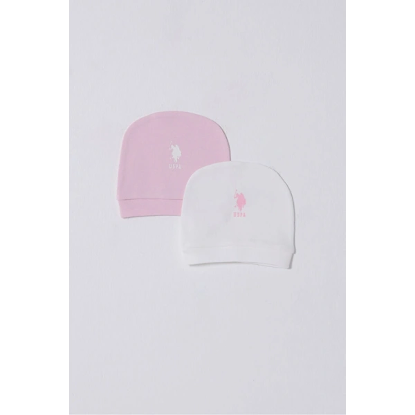 U.S. Polo Assn. Kız Bebek Pembe Şapka