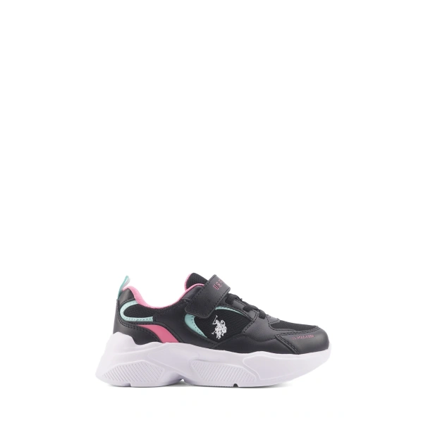 U.S. Polo Assn. Siyah Kız Çocuk Sneaker