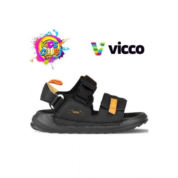 Vicco Ortopedik Çocuk Sandalet Siyah