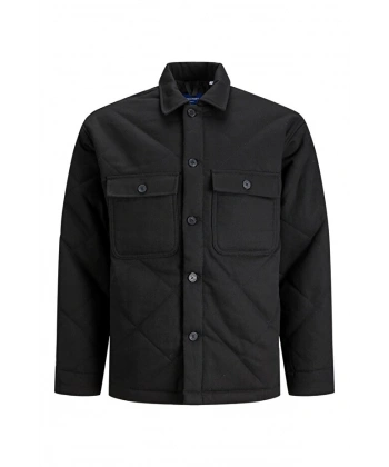 Jack & Jones Erkek Rüzgara Dayanıklı Dügme Kapamalı Ceket