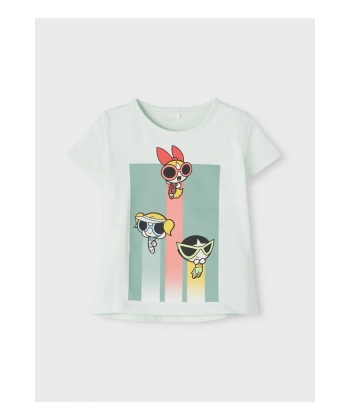 NAME IT Baskılı Açık Sarı Bebek T-shirt
