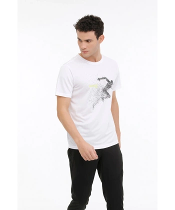 KİNETİX Beyaz Erkek Kısa Kol T-Shirt
