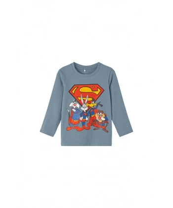 NAME IT Lisanlı Erkek Çocuk Uzun Kollu Üst Sweatshirt