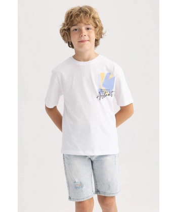 DEFACTO Erkek Çocuk Oversize T-shirt