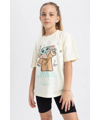 DEFACTO Kız Çocuk Baskılı T-shirt