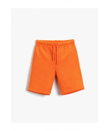 KOTON Erkek Çocuk Basic Beli Bağcıklı Şort