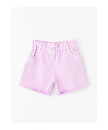 LC Waikiki Kız Bebek Beli Lastikli Basic Şort