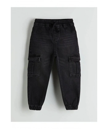 LC Waikiki Erkek Çocuk Beli Lastikli Jogger Jean Pantolon