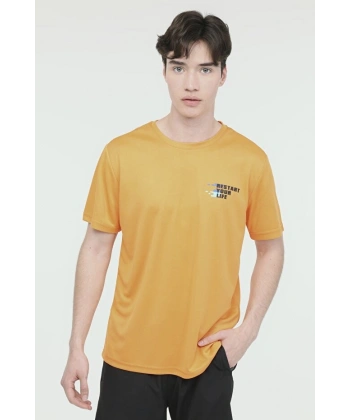 KİNETİX Erkek Turuncu Kısa Kol Sporcu T-Shirt
