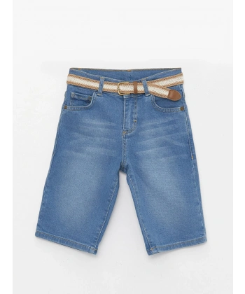 LC Waikiki Erkek Çocuk Basic Jean Roller ve Kemer
