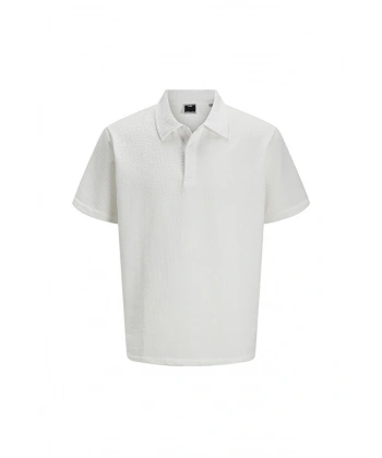 Jack & Jones Erkek Beyaz Polo Tişört