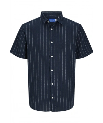 Jack & Jones Erkek Dokuma Kısa Kollu Gömlek