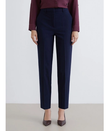 LC Waikiki Kadın Classic Lacivert Standart Fit Pantolon