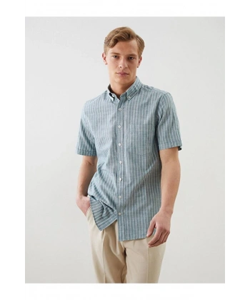 LC Waikiki Erkek Classic Regular Fit Çizgili Gömlek
