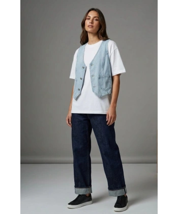TWİSTER Jeans Kadın Jean Yelek