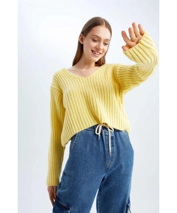 Coool Oversize Fit V Yaka Kazak