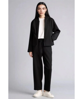 Defacto Baggy Fit Basic Düz Skuba Dalgıç Kumaş Pantolon G8157AX26SP