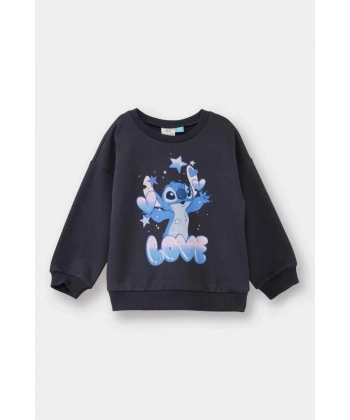 Defacto Bisiklet Yaka Sweatshirt Kız Bebek