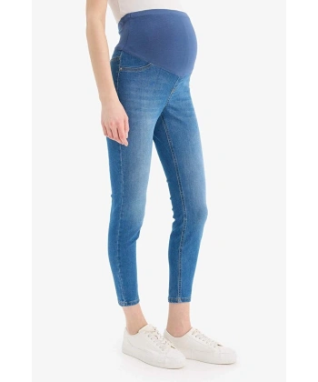 Defacto Dar Kalıp Normal Bel Ekstra Dar Paça Hamile Jean Pantolon