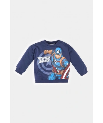 Defacto Erkek Bebek Bisiklet Yaka Sweatshirt