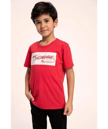 DEFACTO Erkek Çocuk Baskılı Tişört