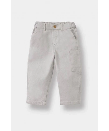 Defacto Erkek Pantolon Esnek Bantlı Paça Gabardin Gri Pantolon
