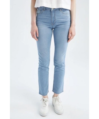 Defacto Fit Normal Bel Boru Paça Jean Pantolon