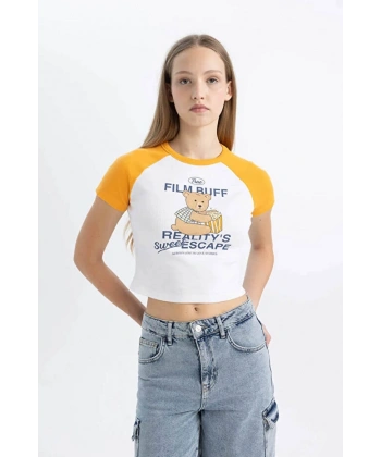 Defacto Kadın Turuncu T-shirt