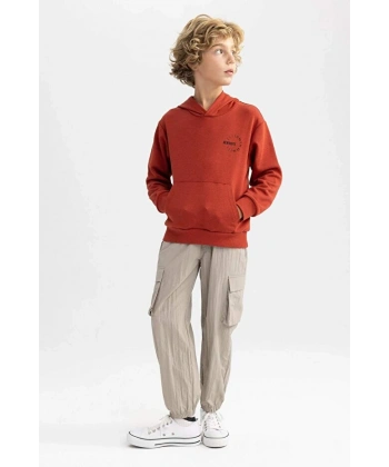 Defacto Kargo Jogger Paça Paraşüt Pantolon Erkek Çocuk