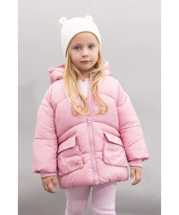DEFACTO Kız Bebek Mont Pembe