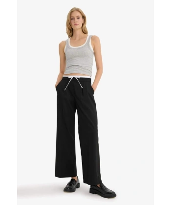 Defacto Wide Leg Geniş Paça Pantolon